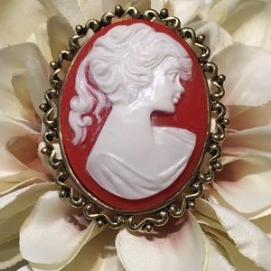 Cameo Brooch Pin